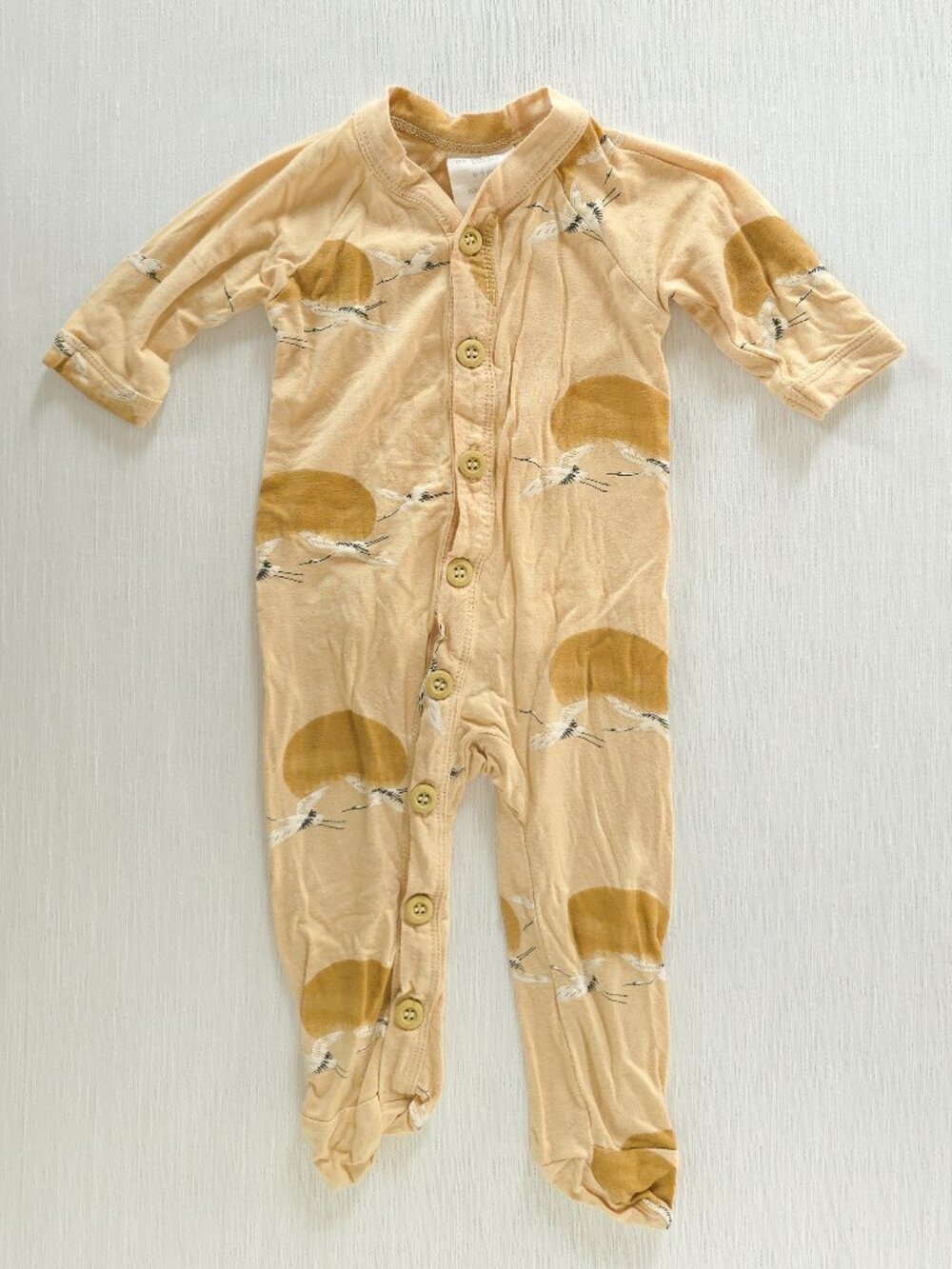 Kate Quinn The Woods Crane Footie 0-3 Months Gently Worn Baby Newborn
